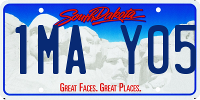 SD license plate 1MAY05