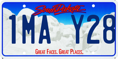 SD license plate 1MAY28