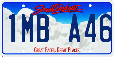SD license plate 1MBA46