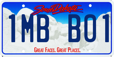 SD license plate 1MBB01