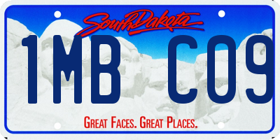 SD license plate 1MBC09