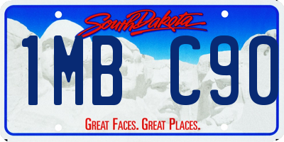 SD license plate 1MBC90