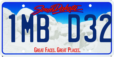 SD license plate 1MBD32