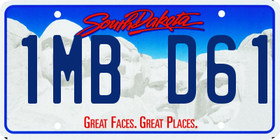 SD license plate 1MBD61