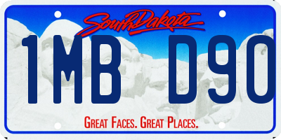 SD license plate 1MBD90