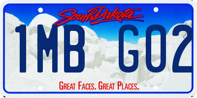 SD license plate 1MBG02