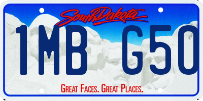 SD license plate 1MBG50