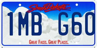SD license plate 1MBG60