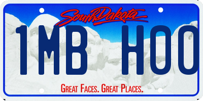 SD license plate 1MBH00