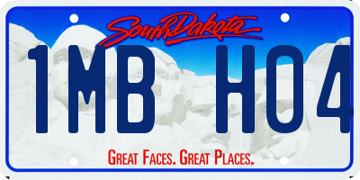 SD license plate 1MBH04