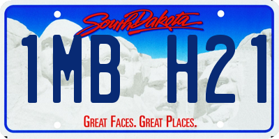 SD license plate 1MBH21