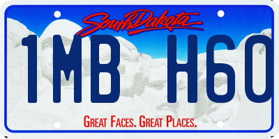 SD license plate 1MBH60