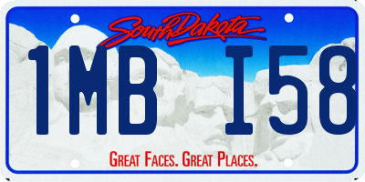 SD license plate 1MBI58