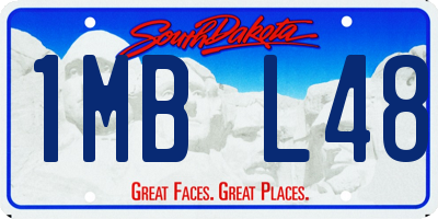 SD license plate 1MBL48