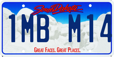 SD license plate 1MBM14