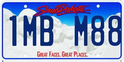 SD license plate 1MBM88