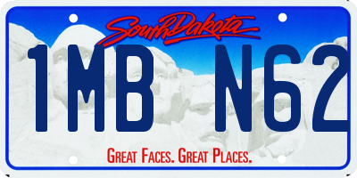 SD license plate 1MBN62