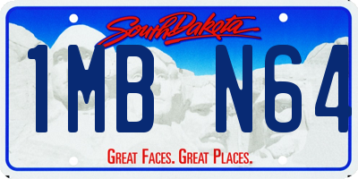 SD license plate 1MBN64