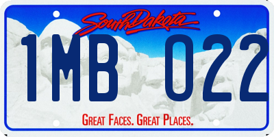 SD license plate 1MBO22