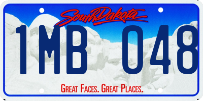 SD license plate 1MBO48