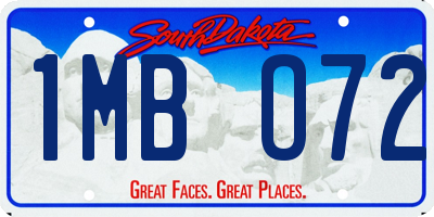 SD license plate 1MBO72