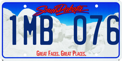 SD license plate 1MBO76