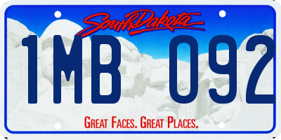 SD license plate 1MBO92