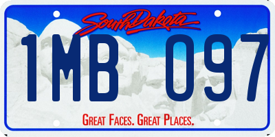 SD license plate 1MBO97