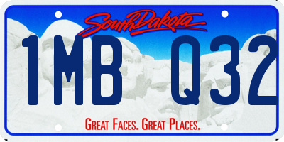 SD license plate 1MBQ32