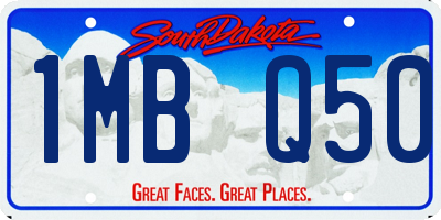 SD license plate 1MBQ50