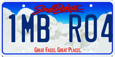SD license plate 1MBR04