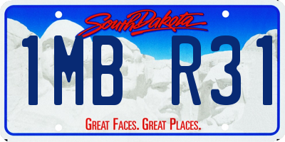 SD license plate 1MBR31