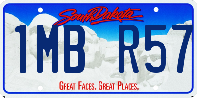 SD license plate 1MBR57
