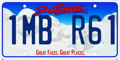 SD license plate 1MBR61