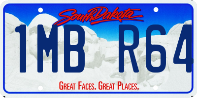 SD license plate 1MBR64