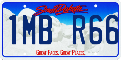 SD license plate 1MBR66