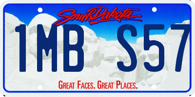 SD license plate 1MBS57