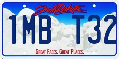 SD license plate 1MBT32
