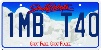 SD license plate 1MBT40