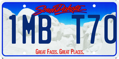 SD license plate 1MBT70