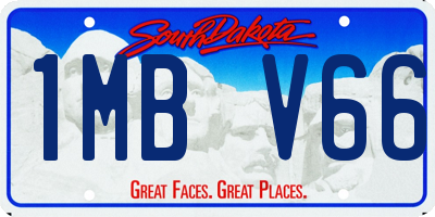 SD license plate 1MBV66