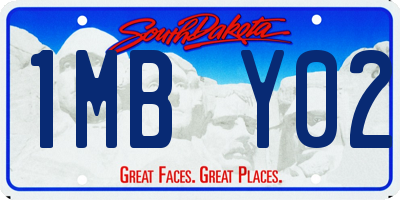 SD license plate 1MBY02