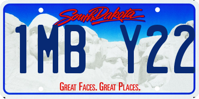 SD license plate 1MBY22