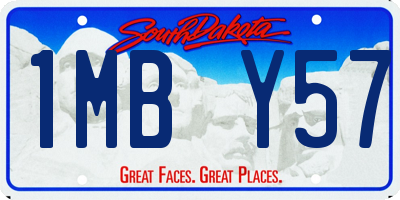 SD license plate 1MBY57