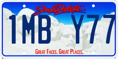 SD license plate 1MBY77