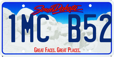 SD license plate 1MCB52