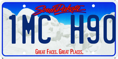 SD license plate 1MCH90