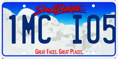 SD license plate 1MCI05