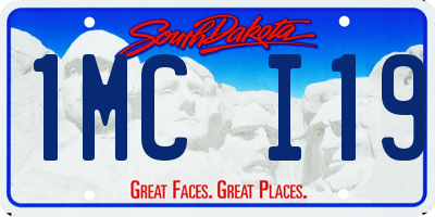 SD license plate 1MCI19
