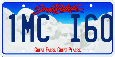 SD license plate 1MCI60